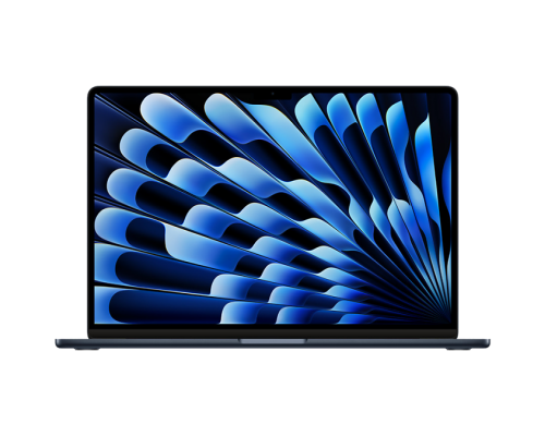 Ноутбук Apple MacBook Air 15 2023 2880x1864, Apple M2 3 ГГц, RAM 8 ГБ, SSD 512 ГБ, Apple graphics 10-core, macOS, MQKX3 , Midnight, английская раскладка