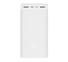 Внешний аккумулятор Xiaomi Mi Power Bank 3 white 30000mAh, (PB3018ZM)