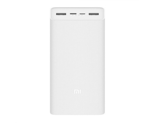 Внешний аккумулятор Xiaomi Mi Power Bank 3 white 30000mAh, (PB3018ZM)
