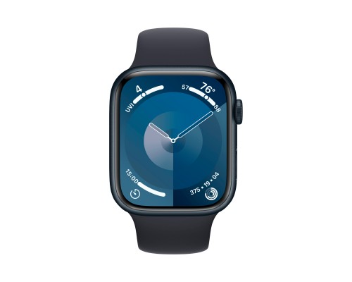 Умные часы Apple Watch Series 9 41 мм Aluminium Case GPS, midnight Sport Band