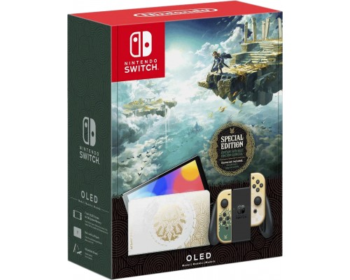 Игровая приставка Nintendo Switch OLED 64 ГБ, без игр, The Legend of Zelda: Tears of the Kingdom
