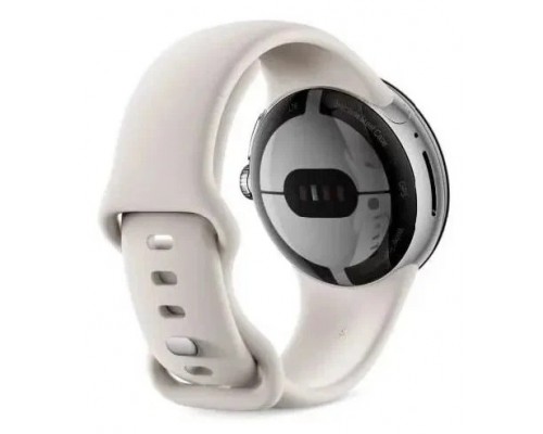 Умные часы Google Pixel Watch 41 мм Wi-Fi + LTE NFC, Polished Silver/Chalk