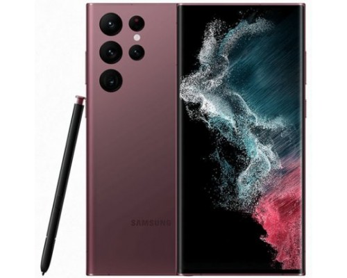 Смартфон Samsung Galaxy S22 Ultra (SM-GS908E/DS) 12/256 ГБ, бургунди