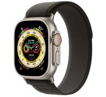 Умные часы Apple Watch Ultra 49 мм Titanium Case Cellular, титановый/черно-серый Trail Loop