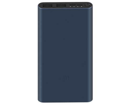 Внешний Аккумулятор Xiaomi Mi Power Bank 3 10000 (PLM13ZM) (черный)