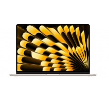 Ноутбук Apple MacBook Air 15 2023 2880x1864, Apple M2 3 ГГц, RAM 8 ГБ, SSD 256 ГБ, Apple graphics 10-core, macOS, MQKU3LL/A, Starlight, английская раскладка