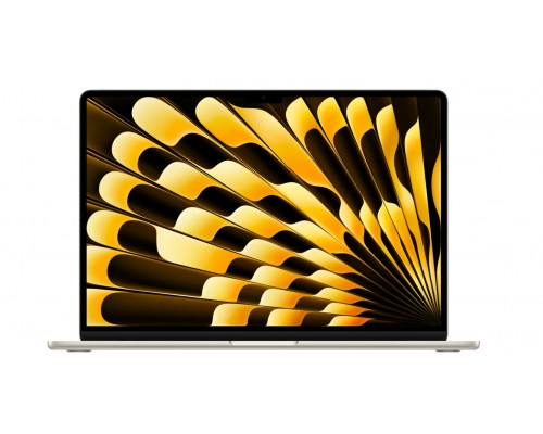 Ноутбук Apple MacBook Air 15 2023 2880x1864, Apple M2 3 ГГц, RAM 8 ГБ, SSD 512 ГБ, Apple graphics 10-core, macOS, MQKV3, Starlight, английская раскладка