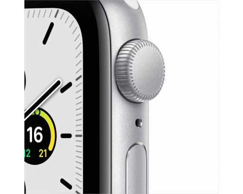 Часы Apple Watch SE GPS 40mm Aluminum Case with Sport Band (Серебристый/Белый)