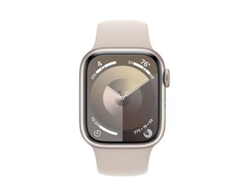 Умные часы Apple Watch Series 9 45 мм Aluminium Case GPS, starlight Sport Band
