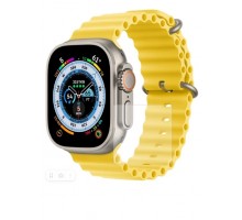 Умные часы Apple Watch Ultra 49 мм Titanium Case Cellular, титановый/желтый Ocean Band