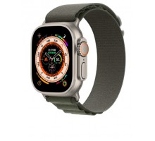 Умные часы Apple Watch Ultra 49 мм Titanium Case Cellular, титановый/зеленый Alpine Loop