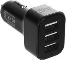 Автомобильное зарядное Ainy устройство EB-018A 3 USB без провода (1A/2.4A) черное