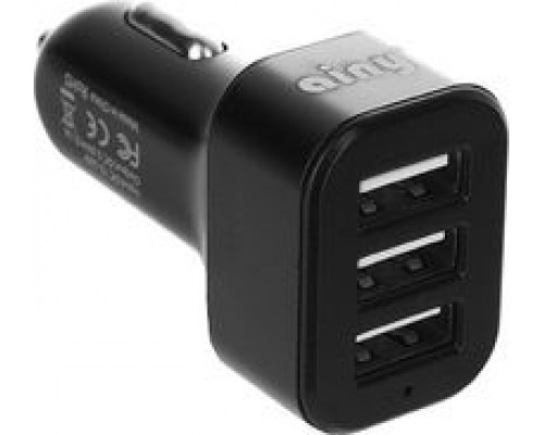 Автомобильное зарядное Ainy устройство EB-018A 3 USB без провода (1A/2.4A) черное
