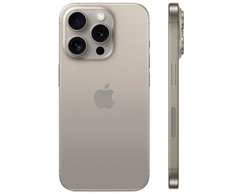 Смартфон Apple iPhone 15 Pro 128GB Natural Titanium (Титановый) Dual Sim