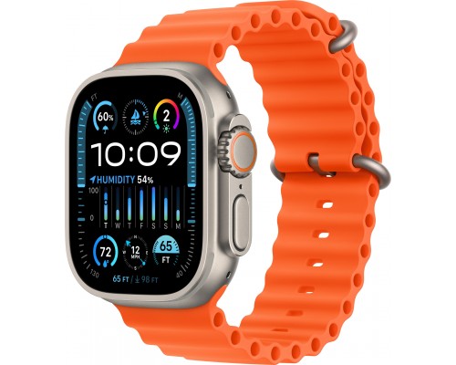 Умные часы Apple Watch Ultra 2 49 мм Titanium Case Cellular, Orange Ocean Band