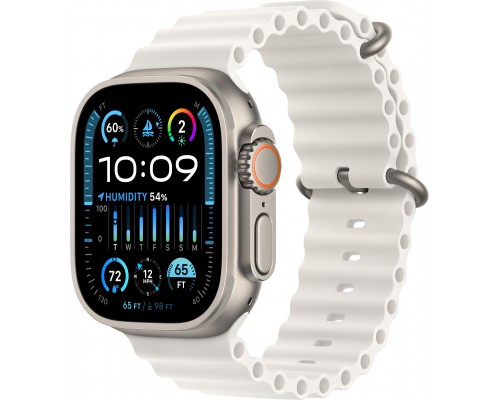 Умные часы Apple Watch Ultra 2 49 мм Titanium Case Cellular, White Ocean Band