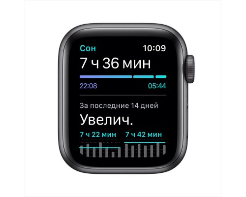 Умные часы Apple Watch SE GPS 40мм Aluminum Case with Nike Sport Band, серый космос/антрацитовый/черный