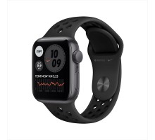 Умные часы Apple Watch SE GPS 40мм Aluminum Case with Nike Sport Band, серый космос/антрацитовый/черный