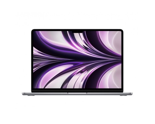 Ноутбук Apple MacBook Air 13 2022 2560x1664, Apple M2, RAM 8 ГБ, SSD 512 ГБ, Apple graphics 10-core, macOS, MLXX3, серый космос, английская раскладка