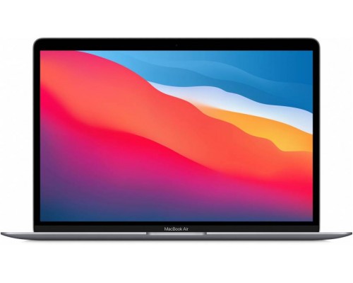 Ноутбук Apple MacBook Air 13 Late 2020 2560x1600, Apple M1 3.2 ГГц, RAM 8 ГБ, SSD 256 ГБ, Apple graphics 7-core, macOS, MGN63ZP/A, серый космос, английская раскладка