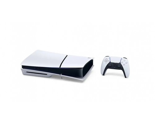 Игровая приставка Sony PlayStation 5 Slim, с дисководом, 1000 ГБ SSD, без игр, белый