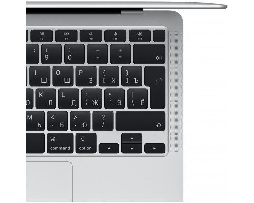 Ноутбук Apple MacBook Air 13 Late 2020 2560x1600, Apple M1 3.2 ГГц, RAM 8 ГБ, SSD 256 ГБ, Apple graphics 7-core, macOS, MGN93, серебристый, английская раскладка