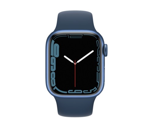 Умные часы Apple Watch Series 7 45mm Aluminum Case with Sport Band (Цвет: Blue)