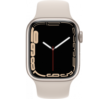 Умные часы Apple Watch Series 7 41mm Aluminum Case with Sport Band (Цвет: сияющая звезда)