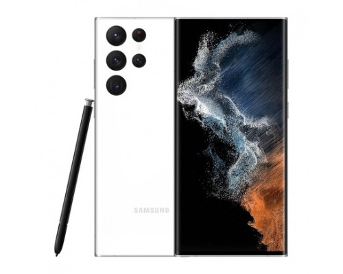 Смартфон Samsung Galaxy S22 Ultra (SM-GS908E/DS) 12/256 ГБ, белый фантом