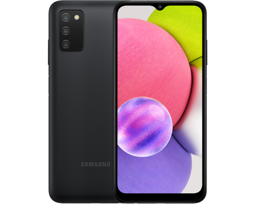 Смартфон Samsung Galaxy A03s 4/64 ГБ, черный