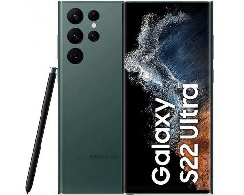 Смартфон Samsung Galaxy S22 Ultra (SM-GS908E/DS) 12/256 ГБ, зеленый