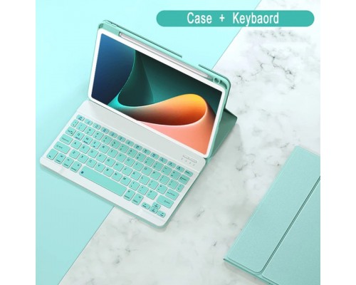 Защитный чехол Cover Case с Клавиатурой для Планшета Xiaomi Pad 5 Light Green (Светло-зеленый)