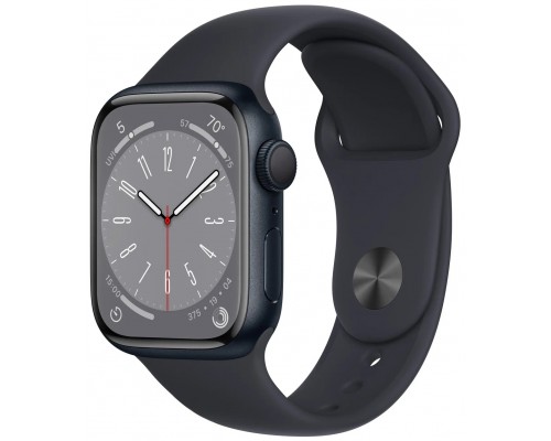 Умные часы Apple Watch Series 8 41 мм Aluminium Case, midnight Sport Band S/M