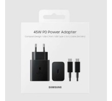 Сетевое зарядное устройство Samsung PD Adapter   EP-TA845 , 45 Вт, черный