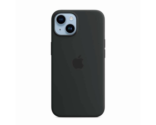 Оригинальный чехол iPhone 14 Pro Silicone Case with MagSafe Midnight
