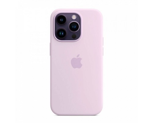 Оригинальный чехол iPhone 14 Pro Max Silicone Case with MagSafe Lilac