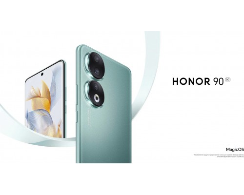 Смартфон Honor 90 12/512GB Emerald Green (Изумрудно-зеленый)