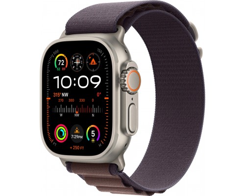 Умные часы Apple Watch Ultra 2 49 мм Titanium Case Cellular, Indigo Alpine Loop (L)