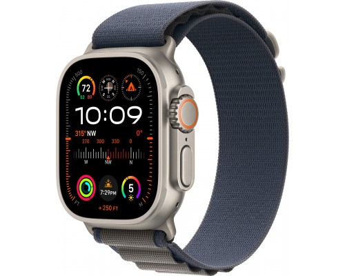 Умные часы Apple Watch Ultra 2 49 мм Titanium Case Cellular, Blue Alpine Loop (M)