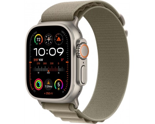 Умные часы Apple Watch Ultra 2 49 мм Titanium Case Cellular, Olive Alpine Loop (M)