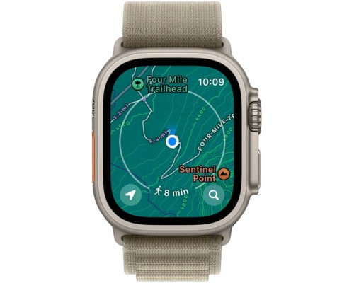 Умные часы Apple Watch Ultra 2 49 мм Titanium Case Cellular, Olive Alpine Loop (S)